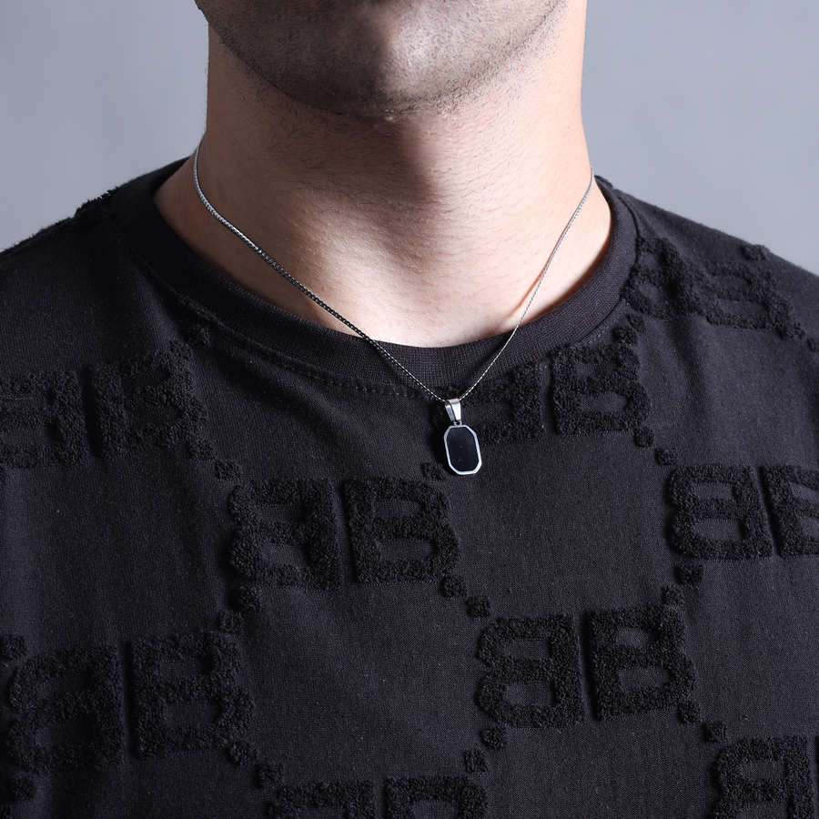 Onyx Octagonal Pendant